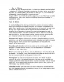 Dinero. Tipos de dinero