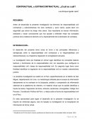 CONTRACTUAL o EXTRACONTRACTUAL ¿Cuál es cuál