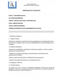 MODELO DE MEMORANDO DE PLANEACION