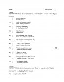 Examen parcial de inglés