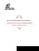 IMPORTANCIA DE ACTUAR BAJO UN RÉGIMEN JURÍDICO