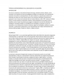 TEÓRICOS CONTEMPORÁNEOS EN LA SOCIOLOGÍA DE LA EDUCACIÓN