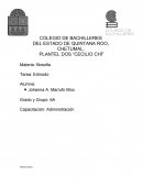 PLANTEL DOS “CECILIO CHÍ” Materia: filosofia Tarea: Edmodo