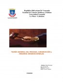 TEORÍA GENERAL DEL PROCESO, JURISDICCIÓN y ÓRGANOS JURISDICCIONALES