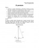Lab 1: El péndulo