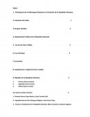 Finalización de la Monarquía Romana y la Iniciación de la Republica Romana