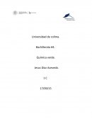 Bachillerato #4.Química verde
