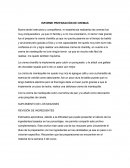 Informe preparacion cremas