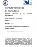 CALIDAD APLICADA A LA GESTION EMPRESARIAL