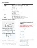 ECUACIONES PARA EJERCICIOS DE VECTORES