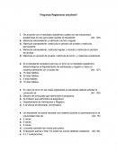 Preguntas Reglamento estudiantil