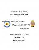 Paradigmas Sociológicos Cuestionario