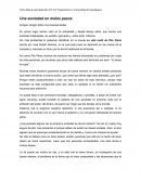 Una sociedad en malos pasos