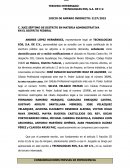 Contestacion de amparo indirecto como tercero interesado