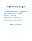 “Formemos ciudadanos y ciudadanas para engrandecer a Honduras”