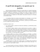 Perfil del abogado y la opción por la justicia