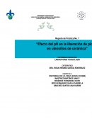 Determinar cualitativamente la presencia del plomo en vasijas de alfarería observando los diferentes efectos del pH sobre la liberación del plomo presente en la cerámica