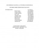 Desigualdad Social. INFORME SOBRE PROBLEMAS SOCIALES