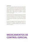 Medicamentos de control especial