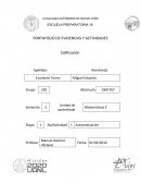 PORTAFOLIO DE EVIDENCIAS Y ACTIVIDADES.