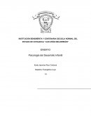 Psicología del desarrollo infantil. CALIDAD EDUCATIVA