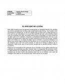 ENSAYO: EL OSO QUE NO LO ERA