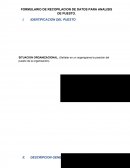 FORMULARIO DE RECOPILACION DE DATOS PARA ANALISIS DE PUESTO