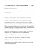 Análisis Por Capítulo Del Alma De La Toga