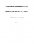 Facultad de Ingeniería Mecánica y Eléctrica Administración de la Producción I
