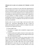 Influencia de los autos en los jovenes