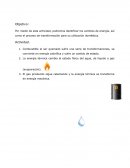 Cambios y transformaciones de energía