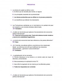 PREGUNTAS SOBRE ECONOMÍA-INTERNACIONAL. Página 1