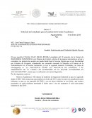 Solicitud del estudiante para el análisis del Comité Académico