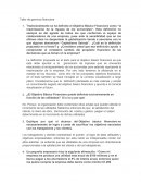 Taller de gerencia financiera