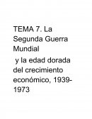 La Segunda Guerra Mundial y la edad dorada del crecimiento económico, 1939-1973