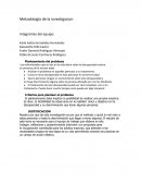 Titulo: Metodología de la investigación.