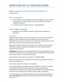 DIRECCION DE LA COMUNICACIÓN