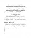 PROYECTO FINAL DE GESTIÓN DE EMPRESAS DE COMUNICACIÓN