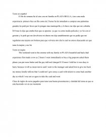 Texto en español.. Página 1