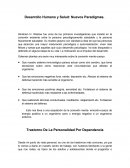 Desarrollo Humano y Salud: Nuevos Paradigmas.