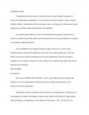 Proyecto de creación de una NOM