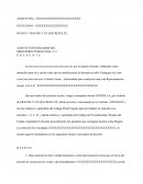 Formato Es el caso que el 01 de Agosto del año en curso