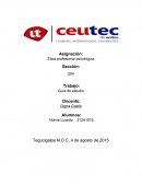 Ética profesional psicológica La ética en el trabajo