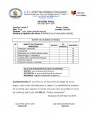 IESCALA DE ESTIMACIÓN CUALITATIVA DE DESTREZA nforme cualitativo