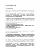 INSTRUMENTACIÓN. CLASIFICACIÓN