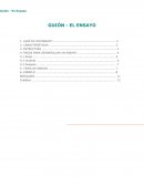 ¿Qué es un ensayo?