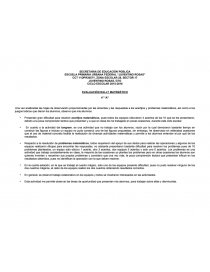EVALUACIÓN RALLY MATEMÁTICO. Página 1