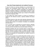 Caso Saíz Pineda (Aplicación de Auditoría Forense).
