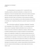 Arqueologia como Antropologia