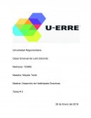 Desarrollo de Habilidades Directivas.